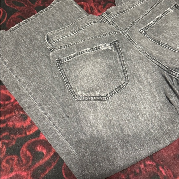 Universal Thread Gray Flare Wide Leg Jeans - Picture 10 of 11